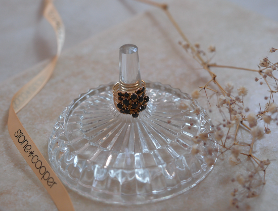 10K Sapphire Hinged Stacked Ring (6) - Stone Cooper