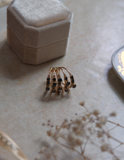 10K Sapphire Hinged Stacked Ring (6) - Stone Cooper