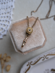 Bernice Slide Lorgnette Chain - Stone Cooper