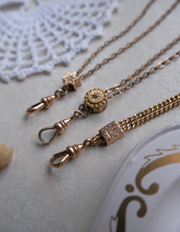 Dalia Pearl and Diamond Gold-Filled Lorgnette Chain - Stone Cooper