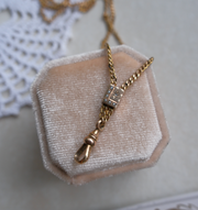 Dalia Pearl and Diamond Gold-Filled Lorgnette Chain - Stone Cooper