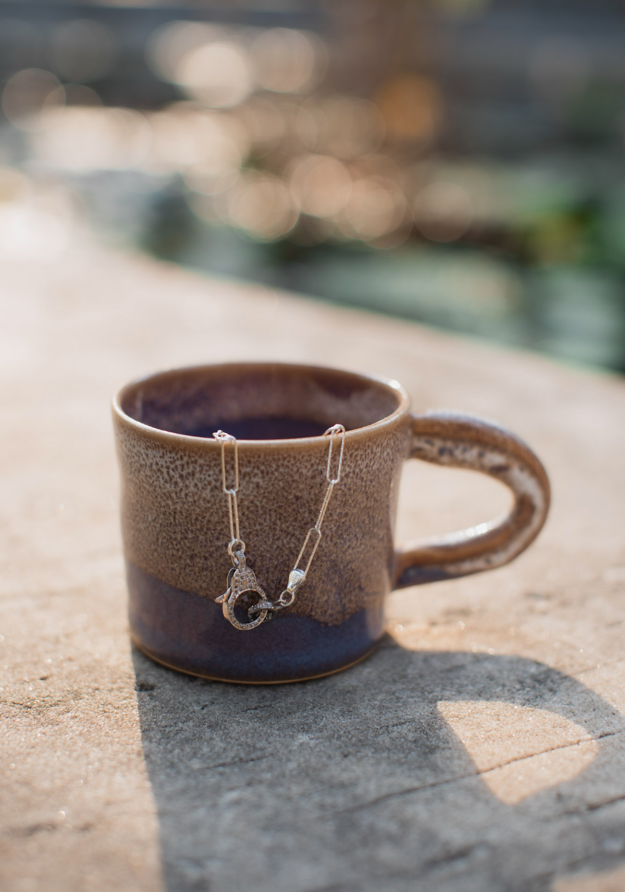 Miriam Sterling Diamond Clasp Necklace - Stone Cooper