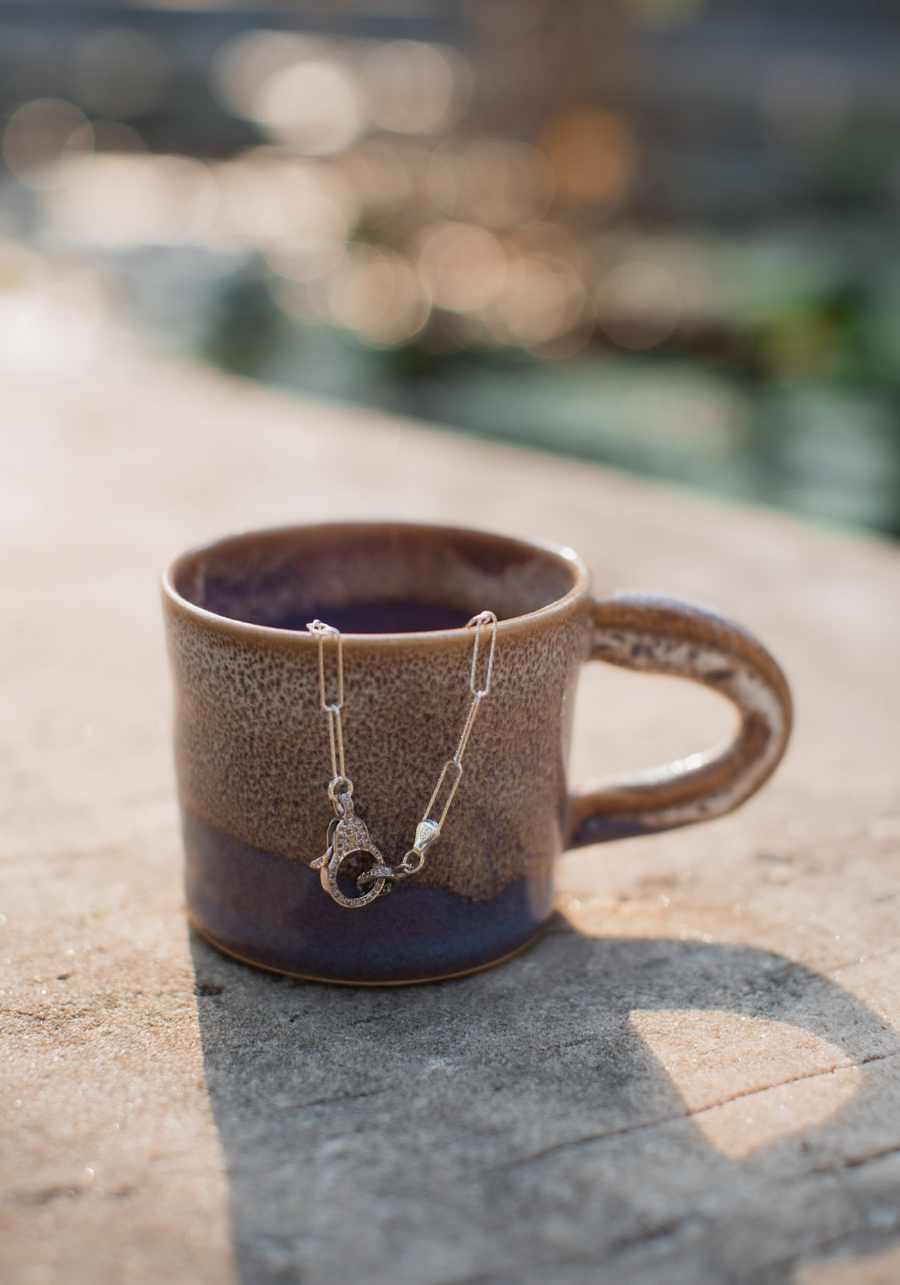 Miriam Sterling Diamond Clasp Necklace - Stone Cooper