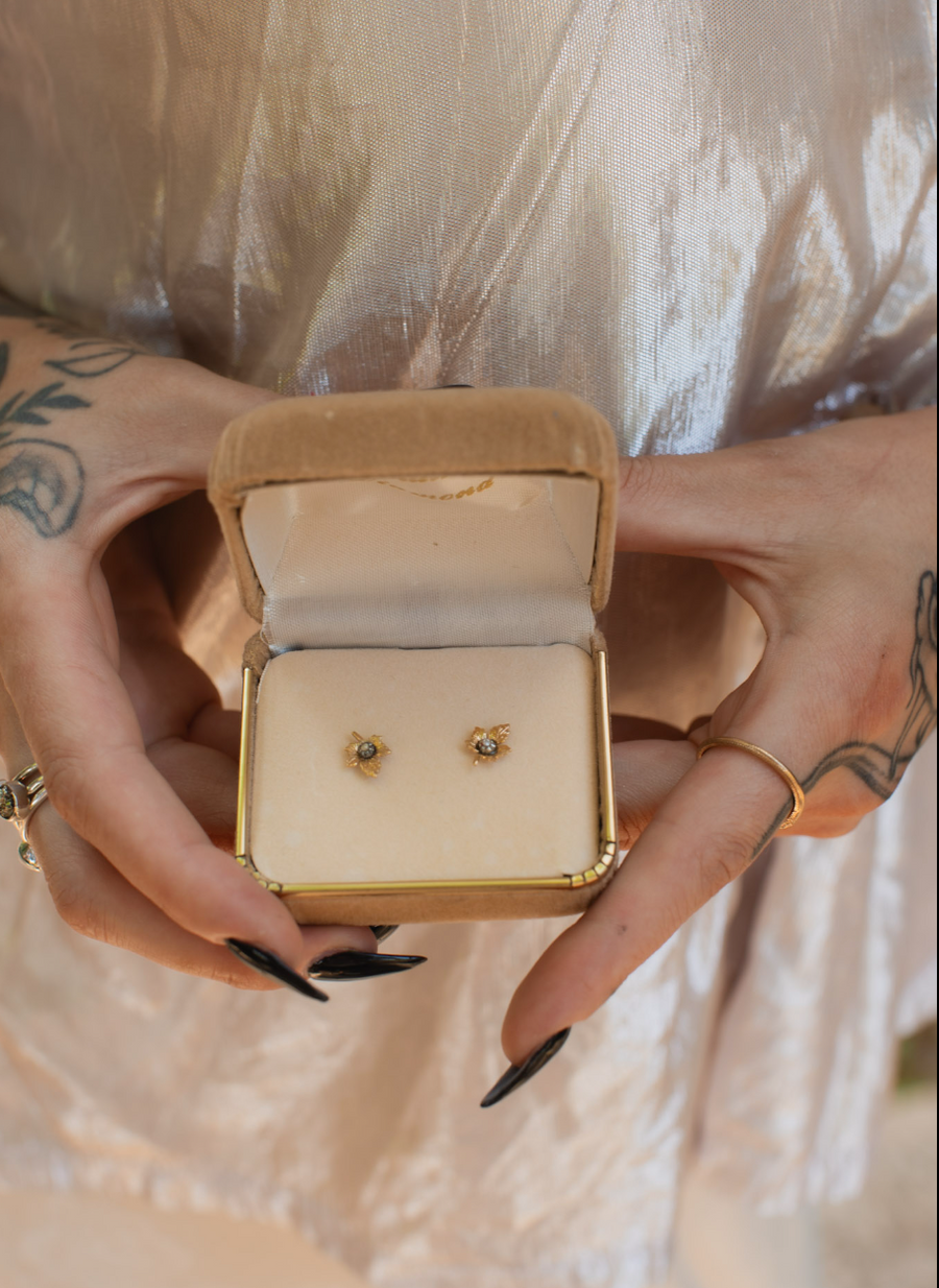 Autumn Diamond Studs - Stone Cooper