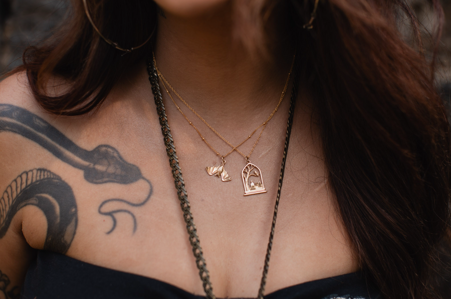 Vlad Bat Necklace - Stone Cooper