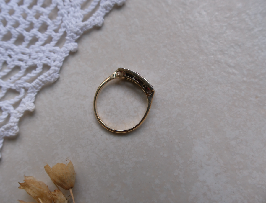 18K Edwardian Ruby Diamond Ring (7) - Stone Cooper