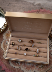 Burmese Ruby Antique Band 14K (7) - Stone Cooper