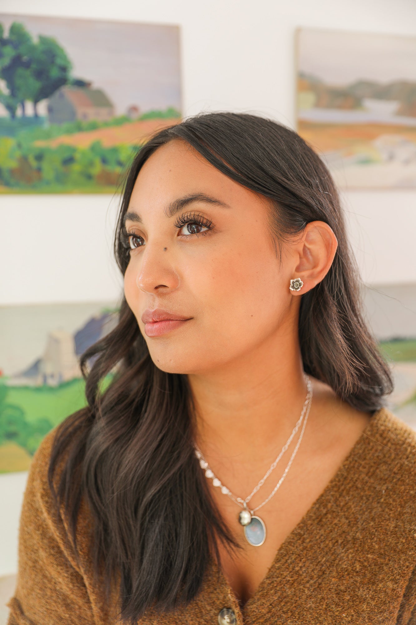 Rosen Earrings - Stone Cooper