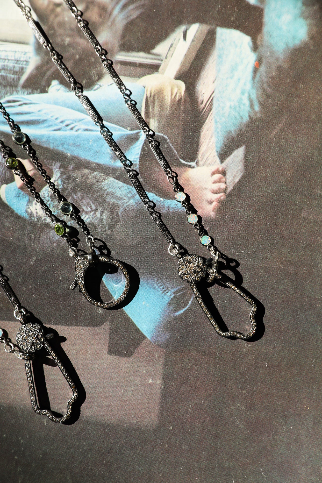 Arlene Diamond Clasp Necklace - Stone Cooper