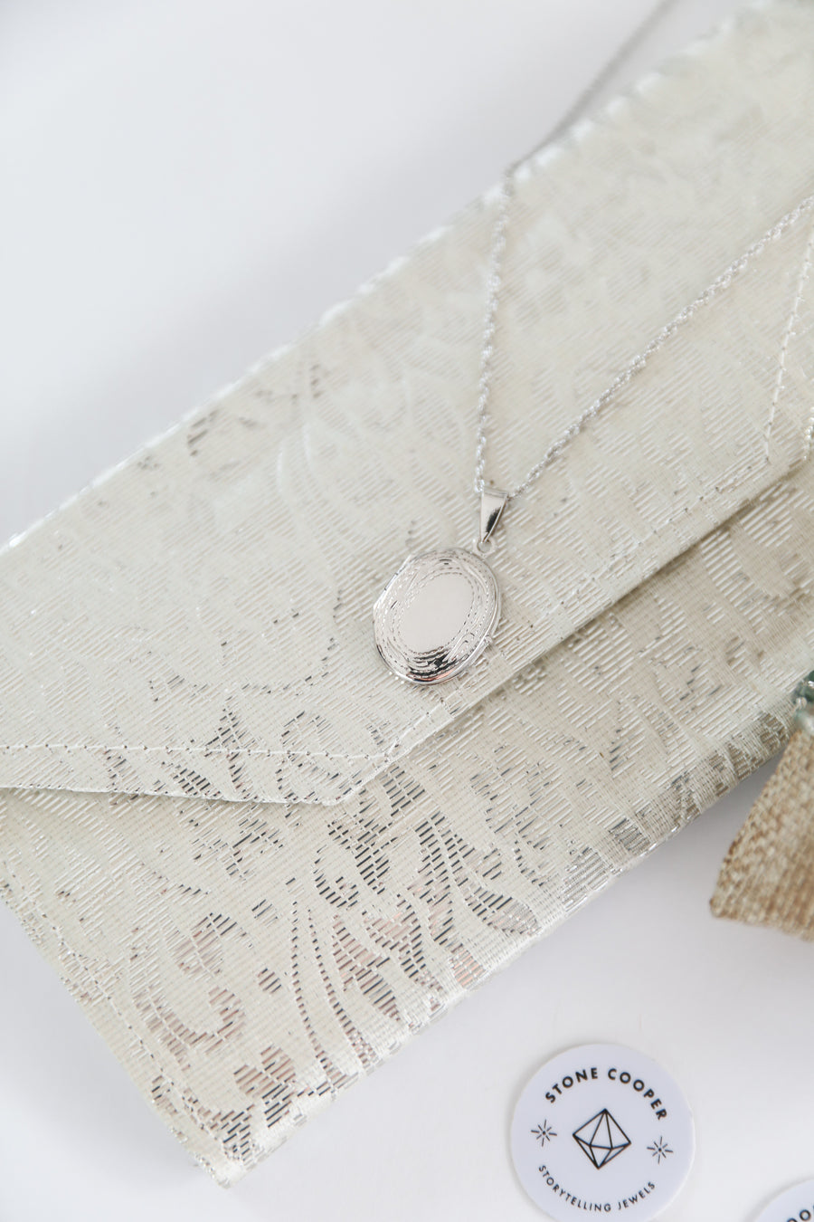 Silver Locket & Bracelets Set - Stone Cooper