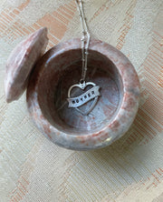 Rhodocrosite Pill Box - Stone Cooper