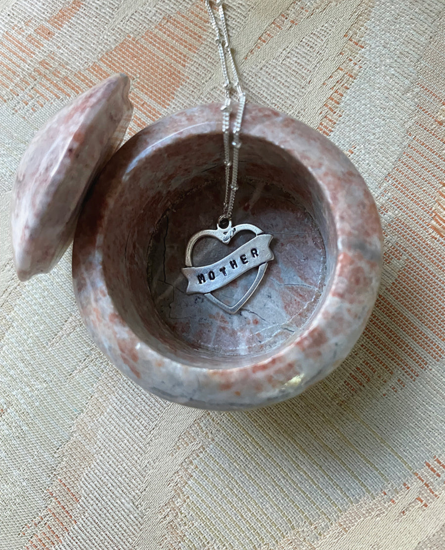 Rhodocrosite Pill Box - Stone Cooper