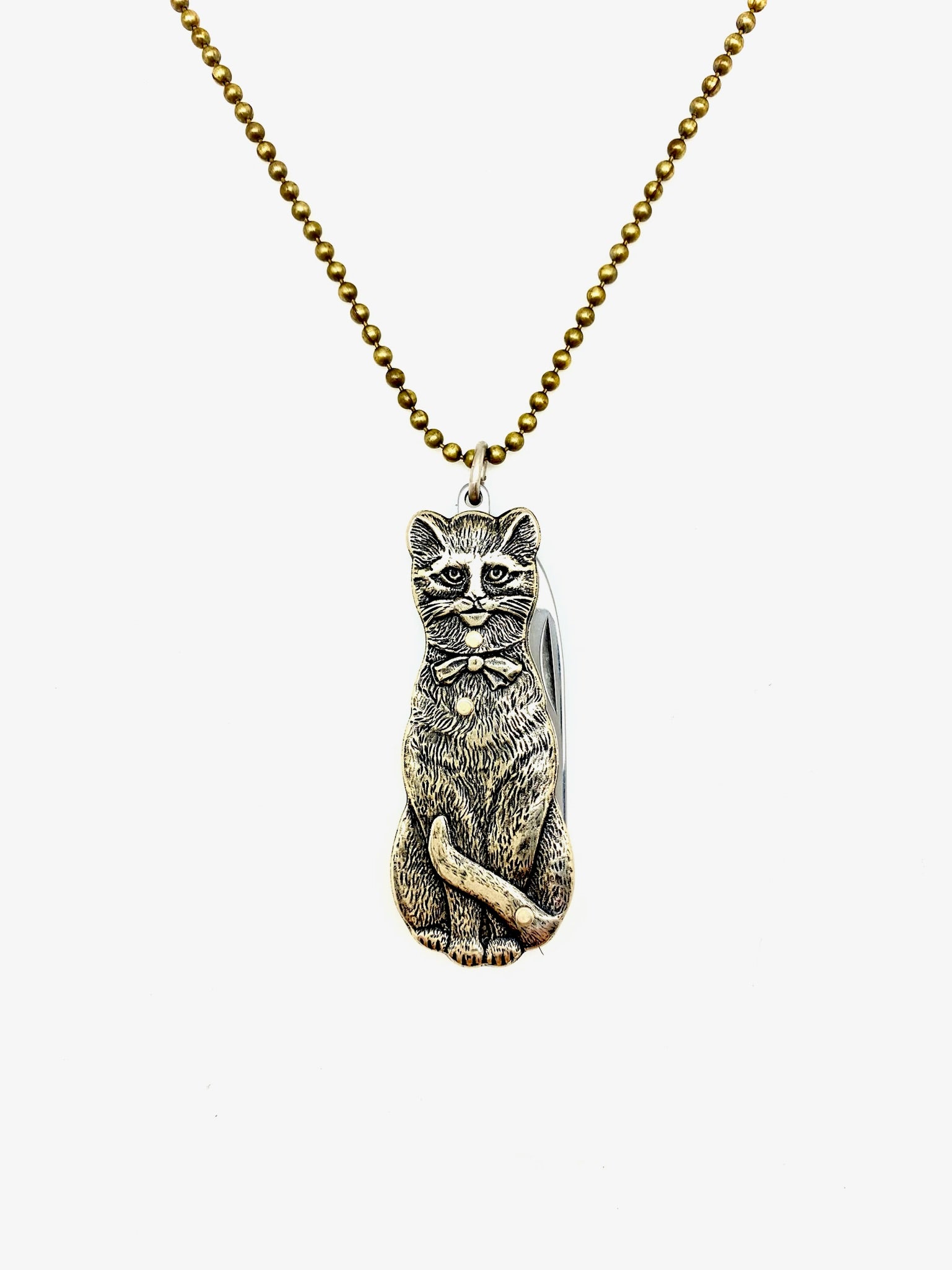 Melody Cat Knife Necklace - Stone Cooper
