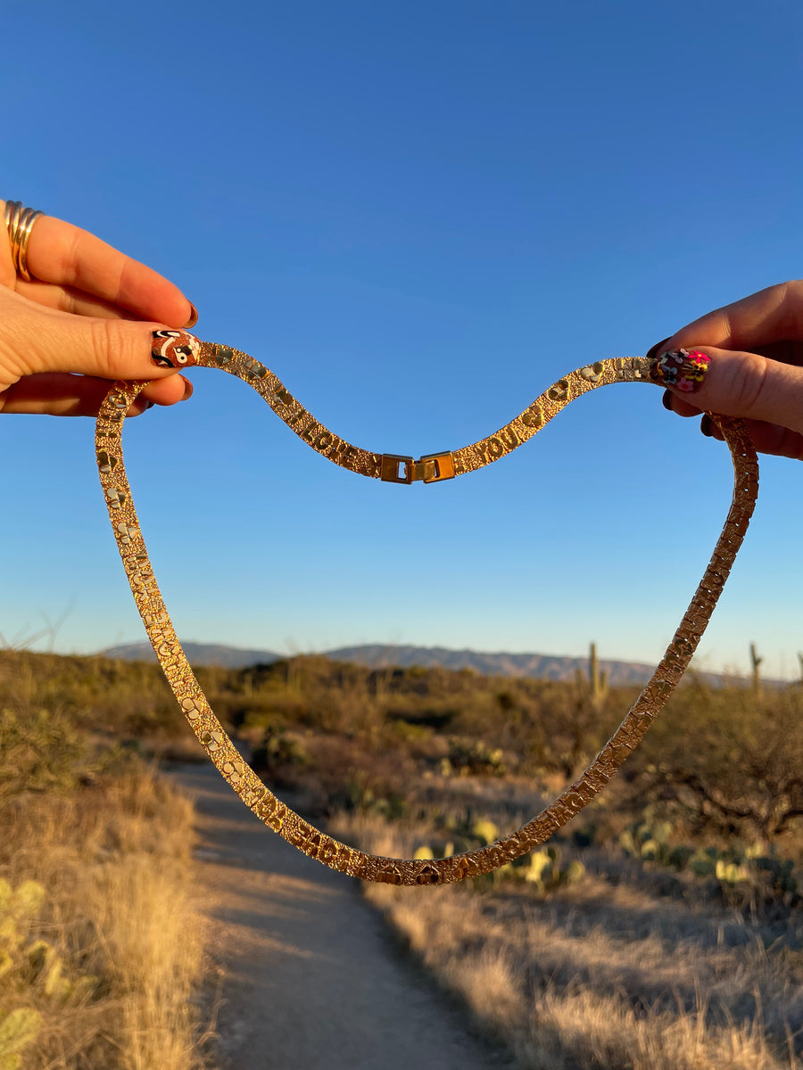 Vintage I Love You Chain - Stone Cooper