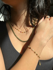 Tourmaline Cube Bracelet - Stone Cooper