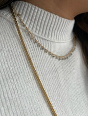 Labradorite Fringe Necklace - Stone Cooper