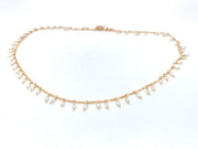 The Barley Fringe Necklace (Gold or Silver) - Stone Cooper