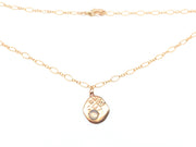 The Gazer Coin Necklace - Stone Cooper