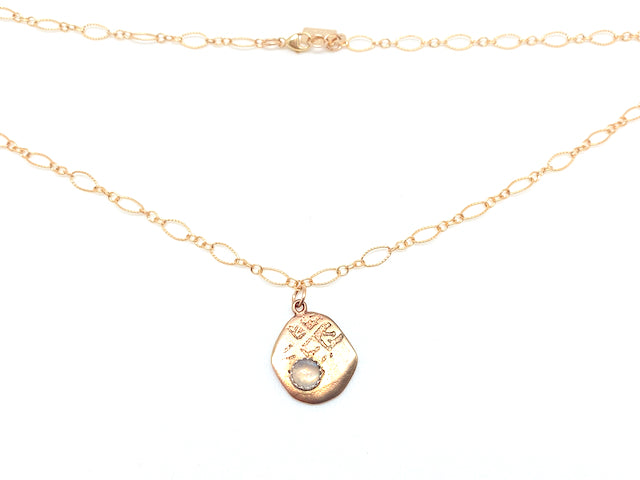 The Gazer Coin Necklace - Stone Cooper