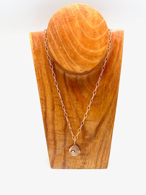 The Gazer Coin Necklace - Stone Cooper