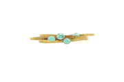 Turquoise Everyday Brass Cuff - Stone Cooper