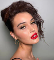 XL Gold-Chain Hoops - Stone Cooper