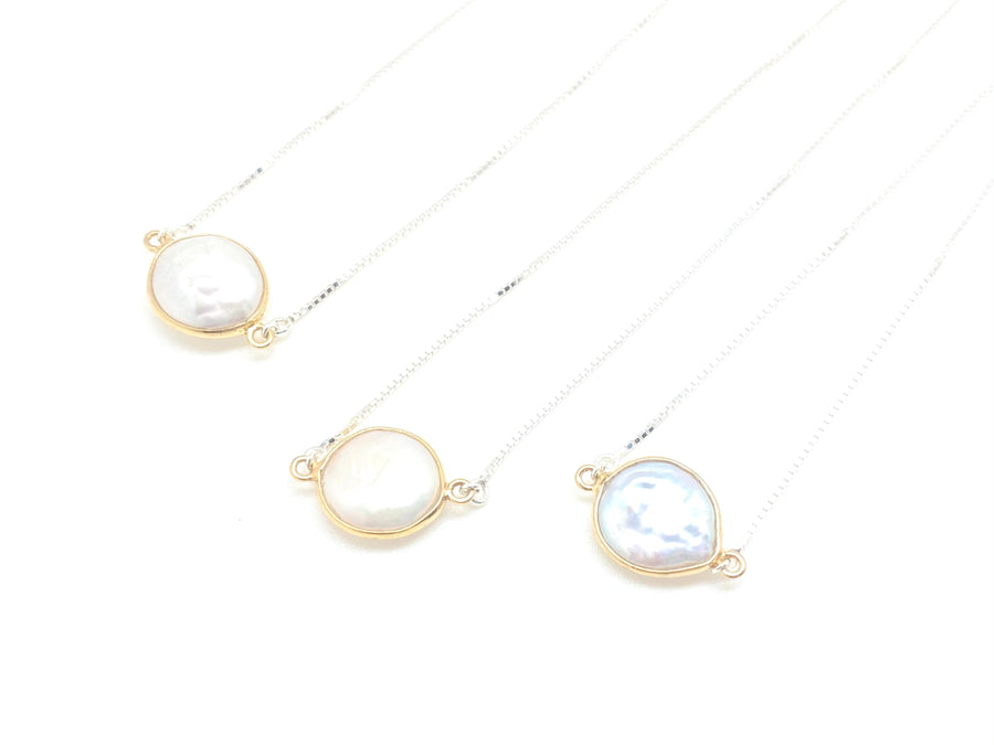 Mama Pearl Slider Necklace - Stone Cooper