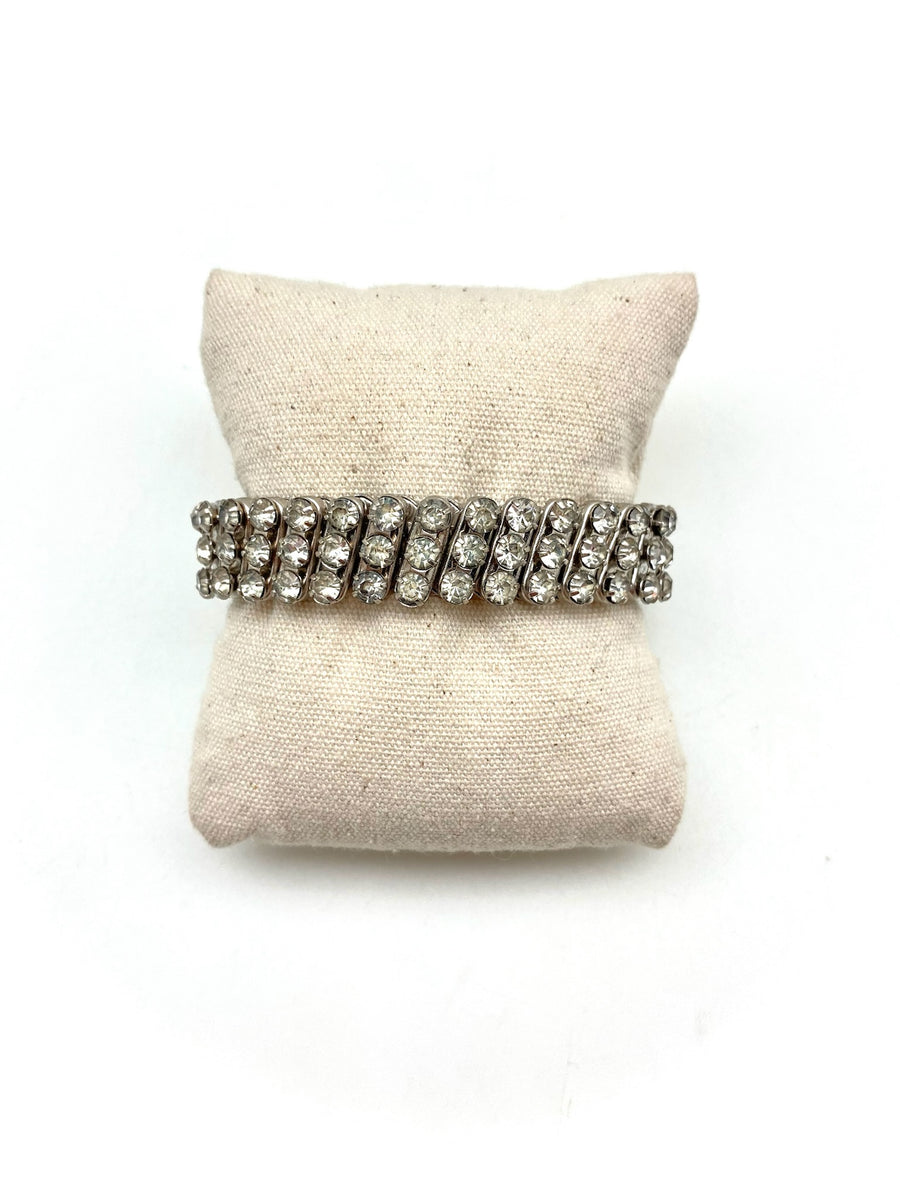 Rhoda Vintage Rhinestone Cuff - Stone Cooper