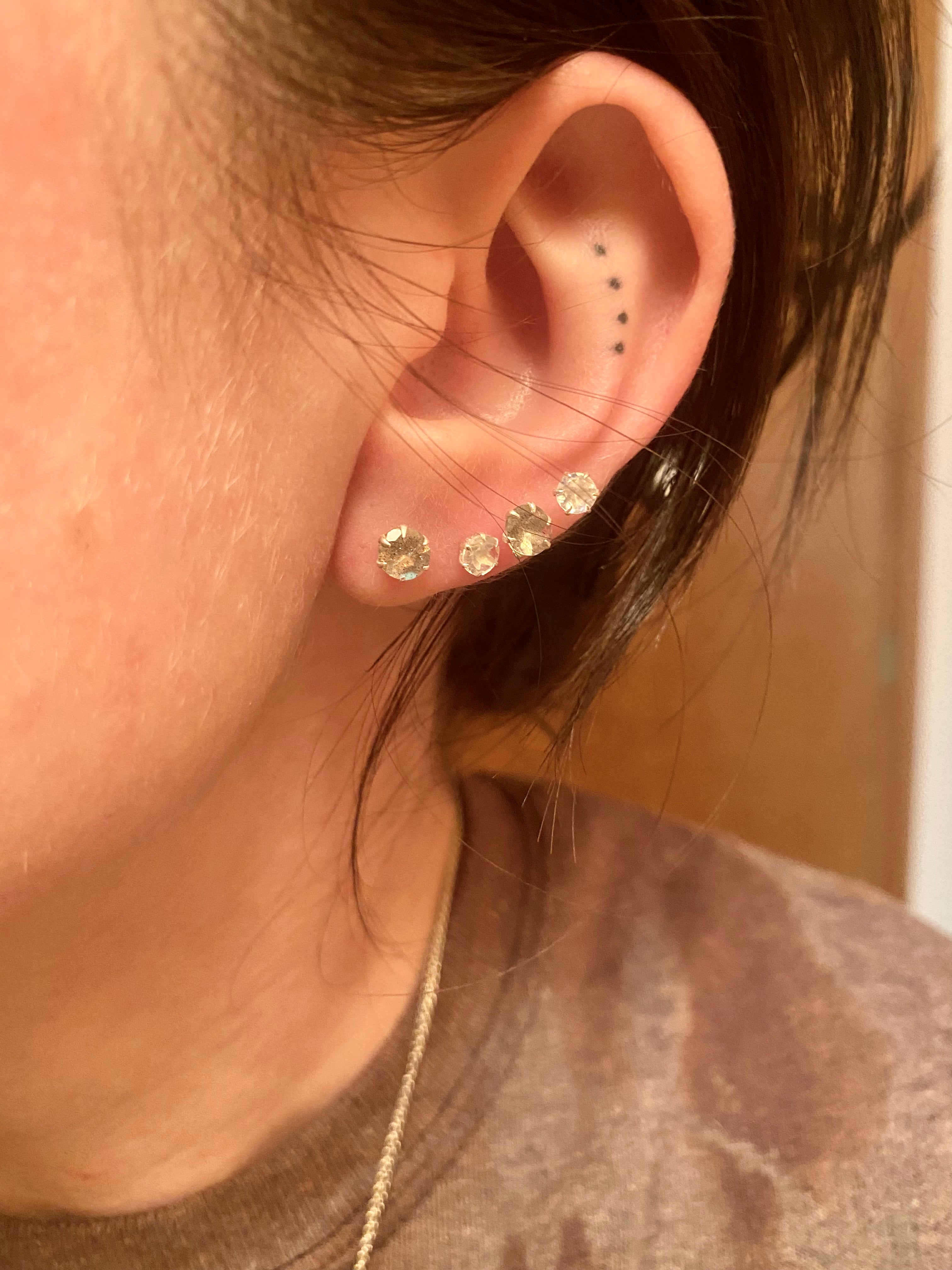 Aura Stud Set - Stone Cooper