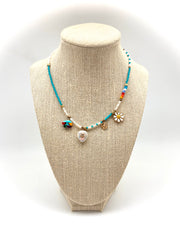 Flare Charm Necklace - Stone Cooper