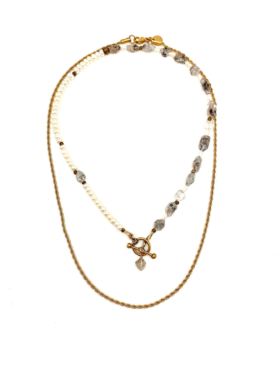 Stella Herkimer Necklace set - Stone Cooper