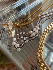 Pearl Crochet Necklace - Stone Cooper