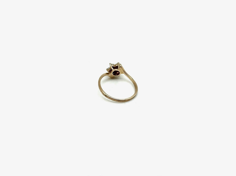 Vintage Opal Flower Ring 10K (6) - Stone Cooper