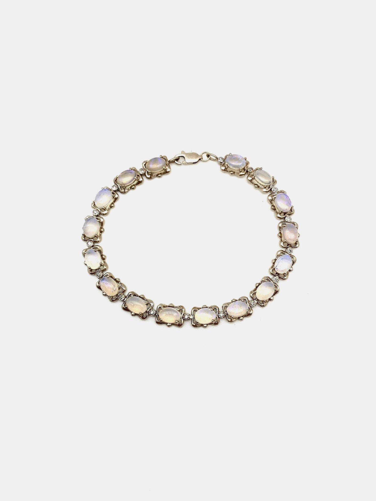 Marina Opal Diamond 14K Bracelet - Stone Cooper