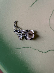 1950s Sterling Beaucraft Rose Brooch