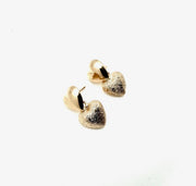 Gold Filled Twin Heart Earrings - Stone Cooper