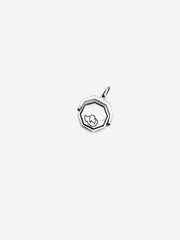 Vintage Sterling Kissing Spinner Charm - Stone Cooper