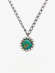 Turquoise & Pearl Tillie Necklace