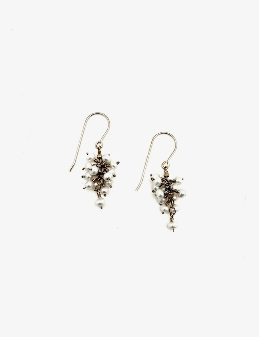 Pearl Grape Earrings - Stone Cooper