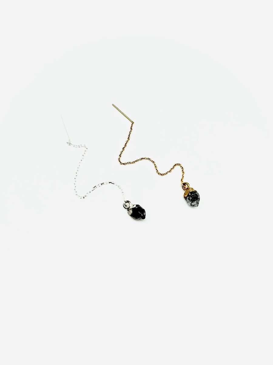 Herkimer Diamond Ear Threader