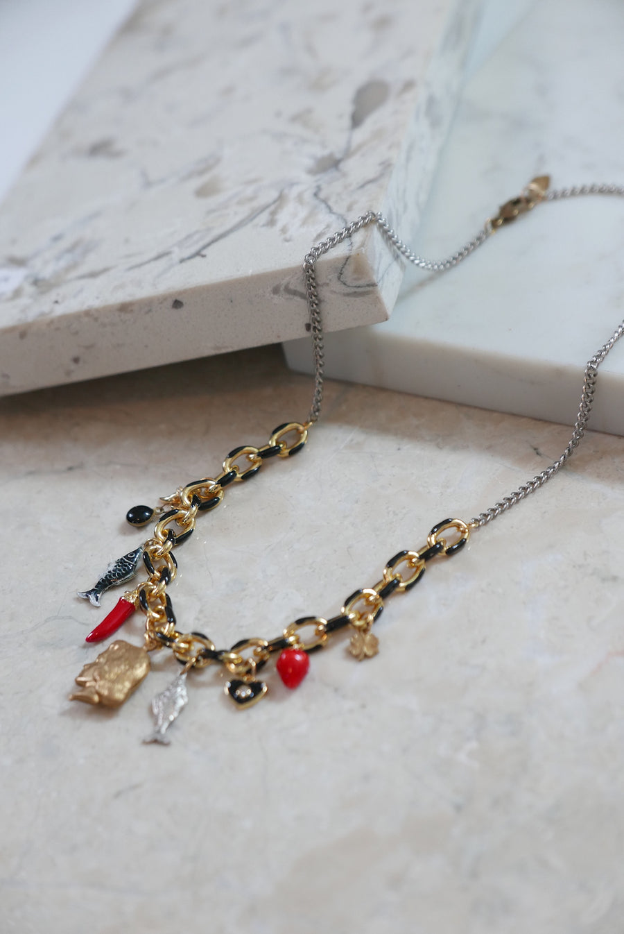 Sweet & Spicy Charm Necklace - Stone Cooper