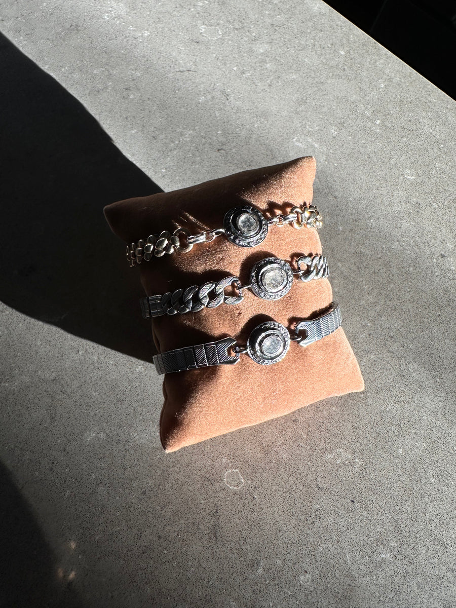 Frida Diamond Slice Watch Band Bracelets - Stone Cooper