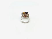 Island Time Vintage Multi Gemstone Ring (size 7) - Stone Cooper