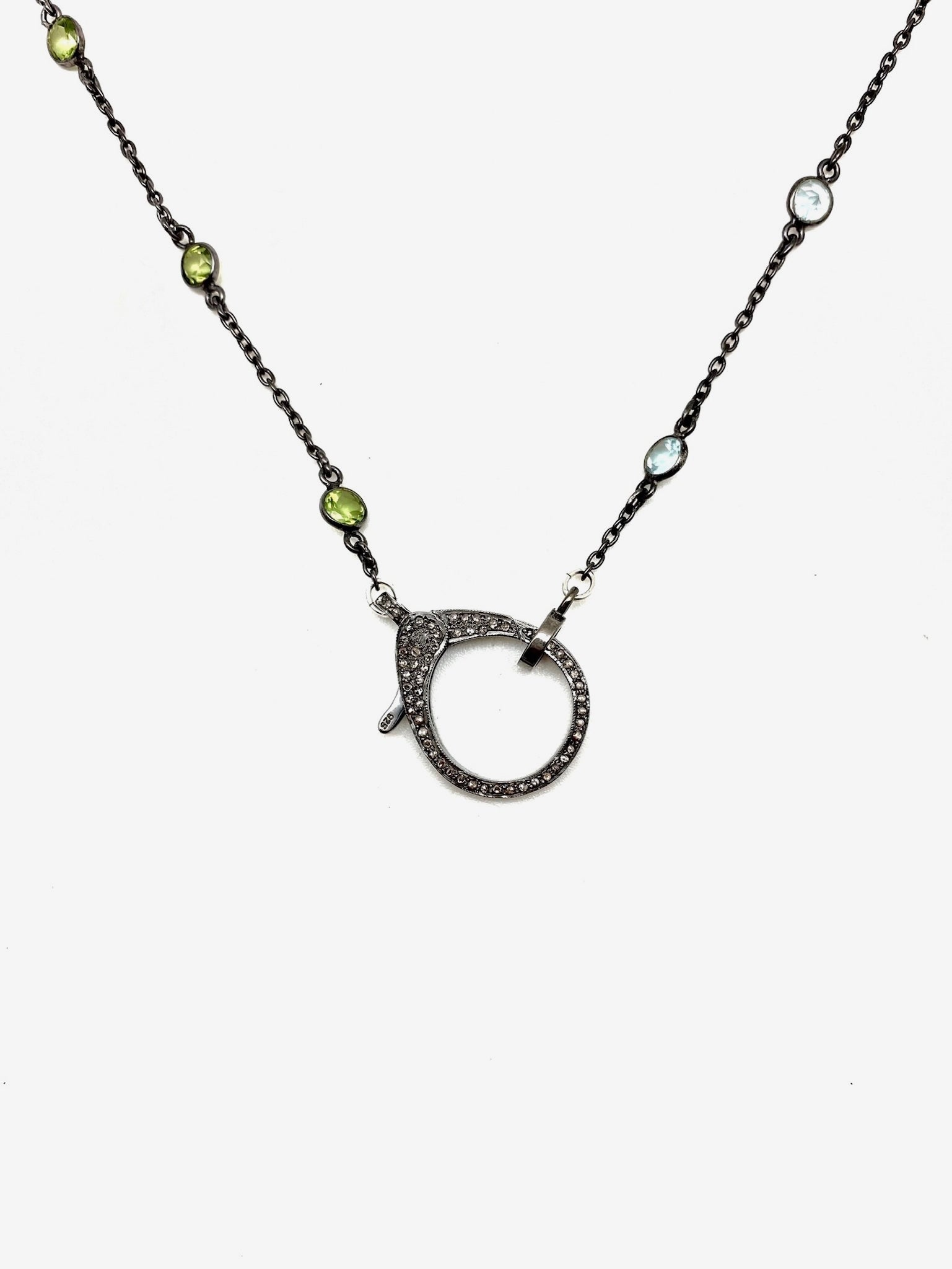 Arlene Diamond Clasp Necklace - Stone Cooper