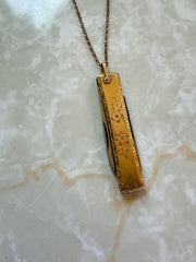 Elaine Gold-Filled Pocket Knife Necklace
