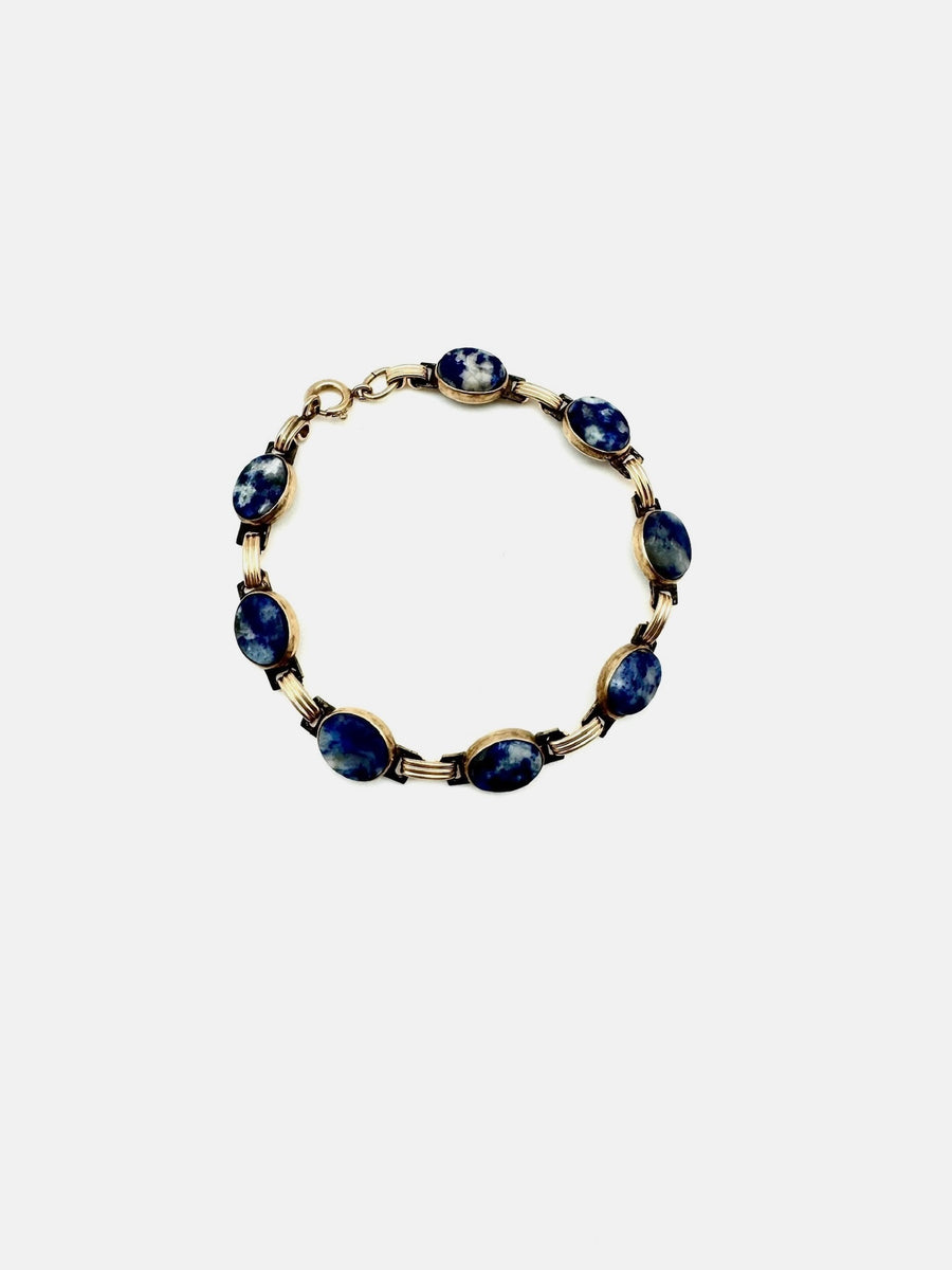 Jean Vintage Sodalite Gold Fill Bracelet