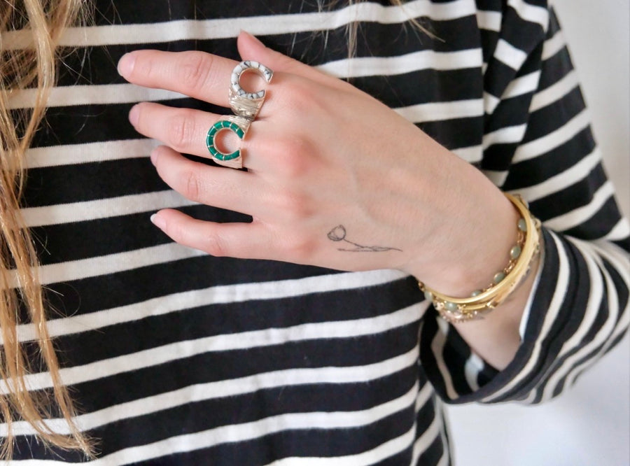 Wrangler Ring (size 8-10) - Stone Cooper