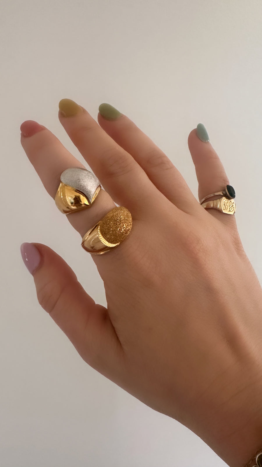 Sun-up Vintage Dome Ring - Stone Cooper