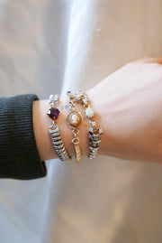 Amethyst Vintage Watch-Band Bracelets