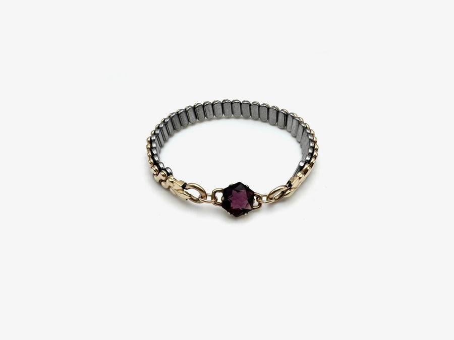 Amethyst Vintage Watch-Band Bracelets